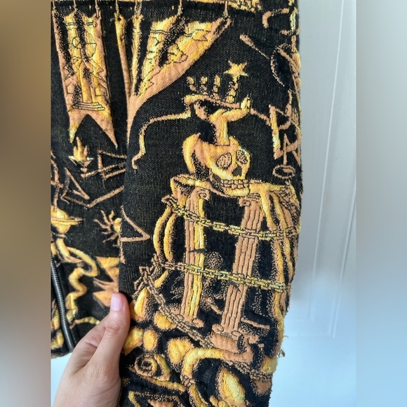 Zara JACQUARD BOMBER JACKET - Picture 12 of 15